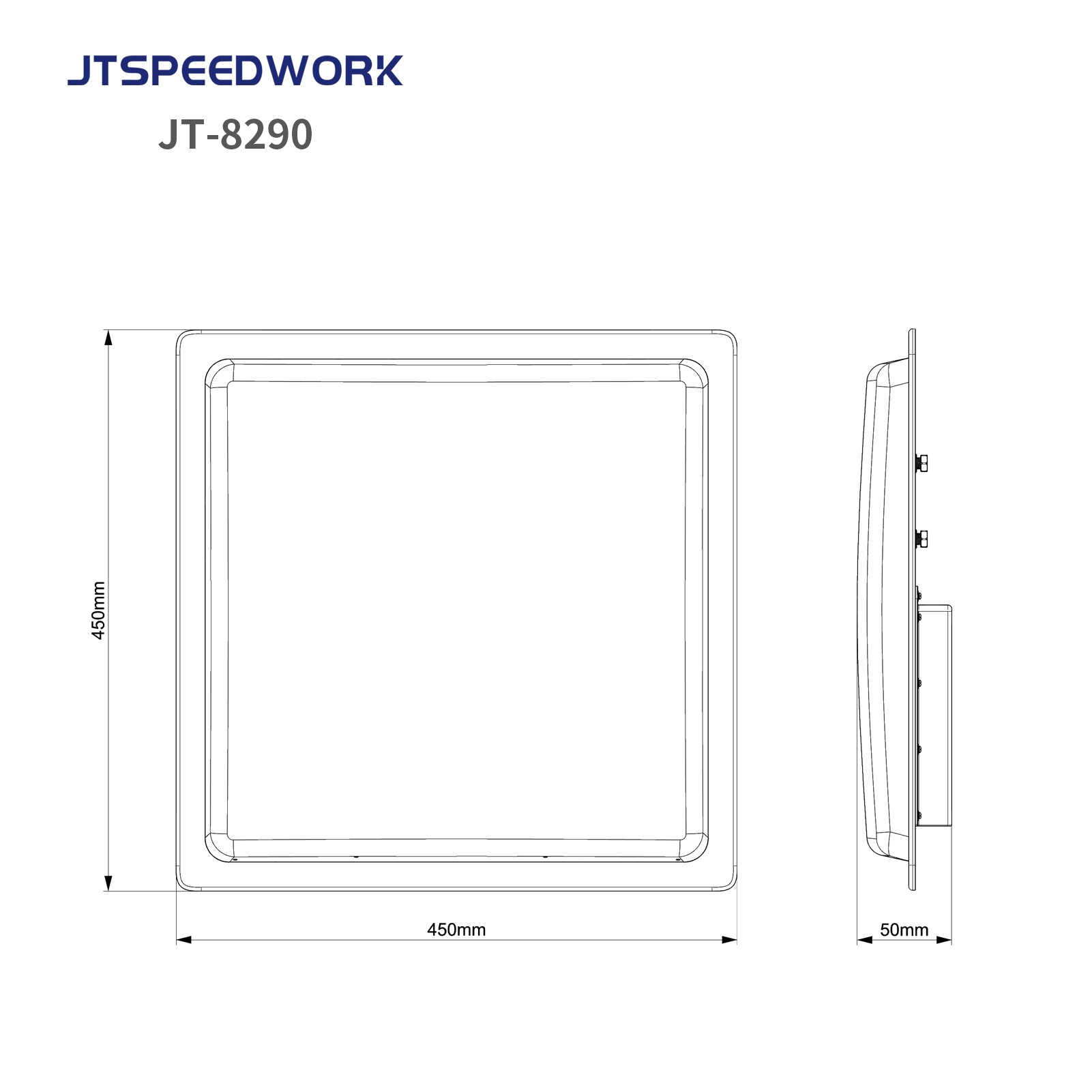 JT-8290 Αναγνώστης μεγάλης εμβέλειας UHF RFID 0-25m για διαχείριση οχημάτων