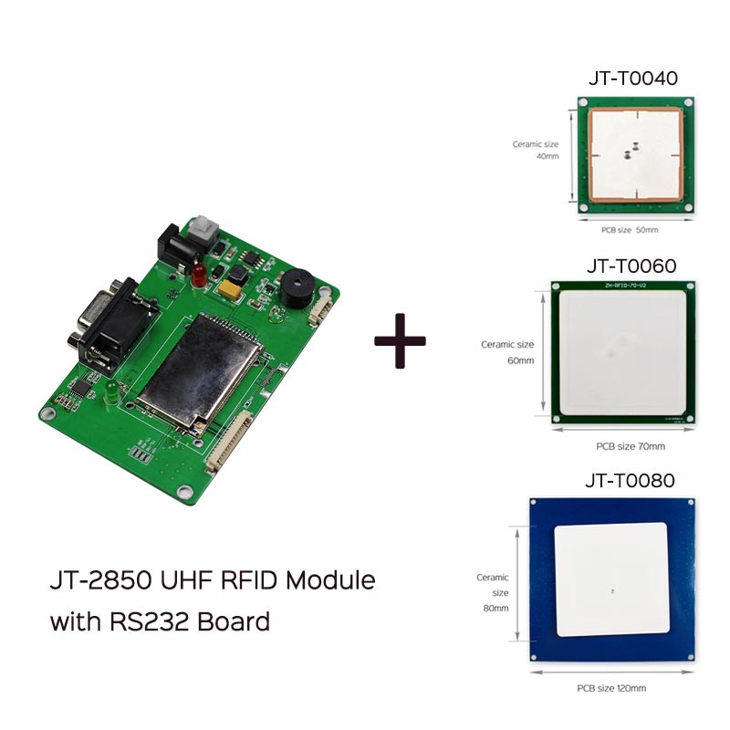 Κιτ ανάπτυξης μονάδας ανάγνωσης RFID UHF JT-2850 860-960MHz για έργο RFID