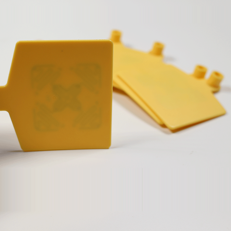 Ετικέτες αυτιών ζώων ISO18000-6c Gen2 UHF RFID