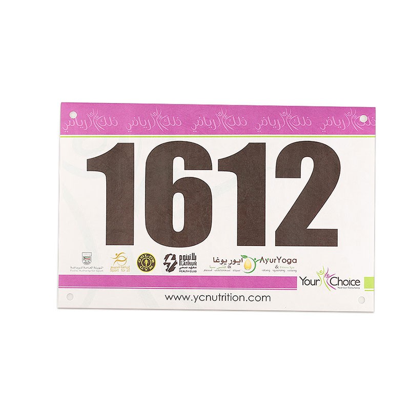 JT-240190 902-928MHZ αδιάβροχη ετικέτα μαραθωνίου Tyvek RFID