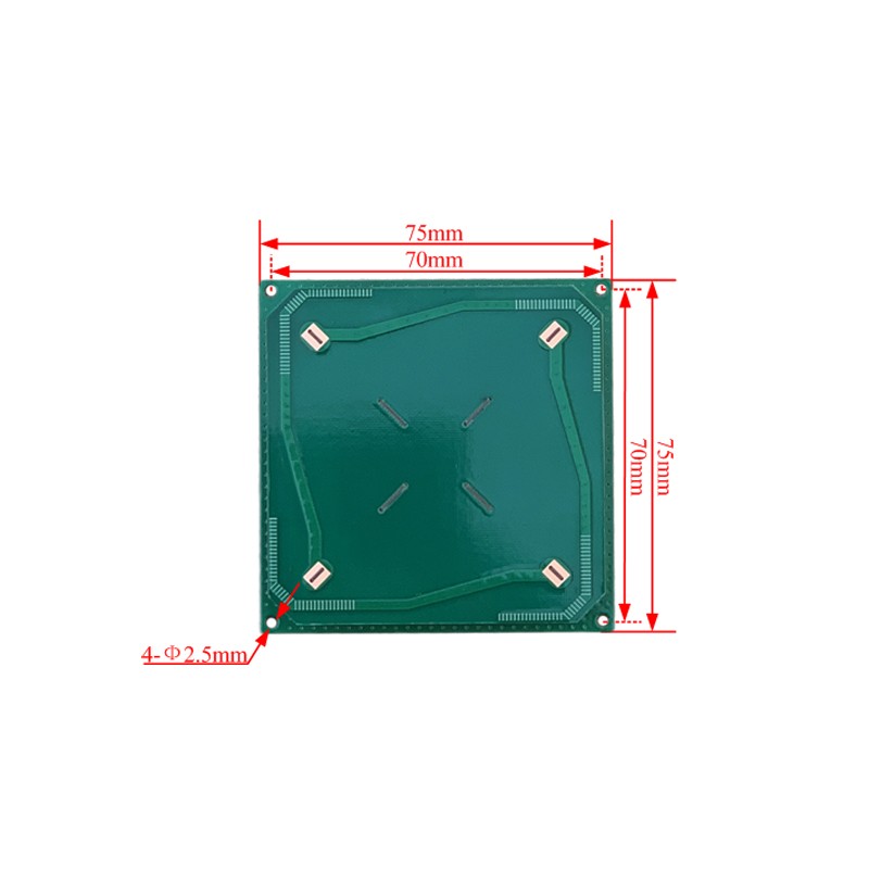 JT-T075R 4dBi 860-960MHz RFID UHF σπειροειδής κυκλικά πολωμένη κεραία