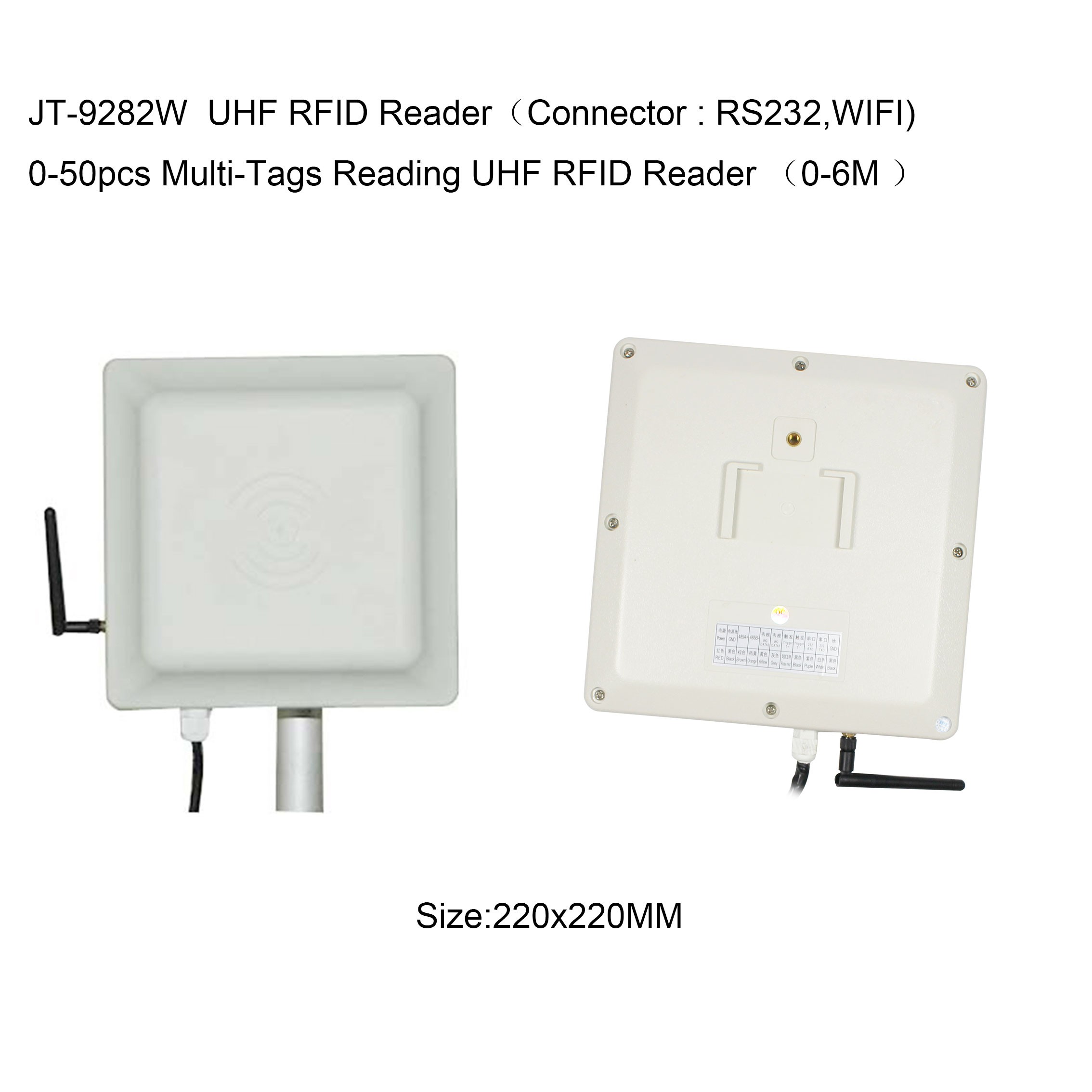 Αναγνώστης RFID UHF μεσαίας εμβέλειας 902-928Mhz R2000 Impinj WIFI 0-6M