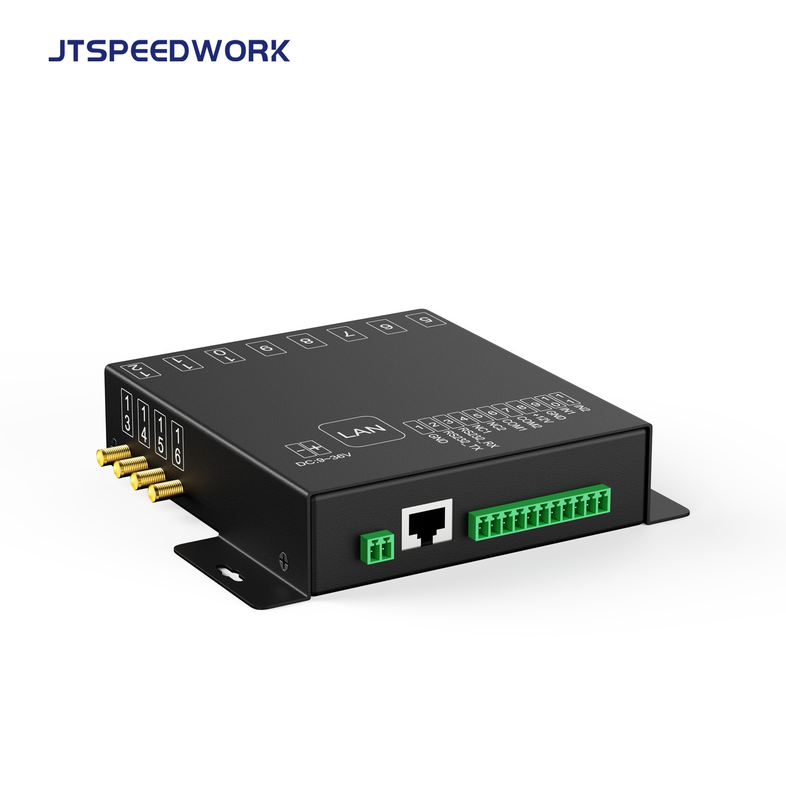 JT-932-8/16 8/16-θυρών UHF RFID Σταθερός Αναγνώστης 860-960MHz για Διαχείριση Αποθήκης