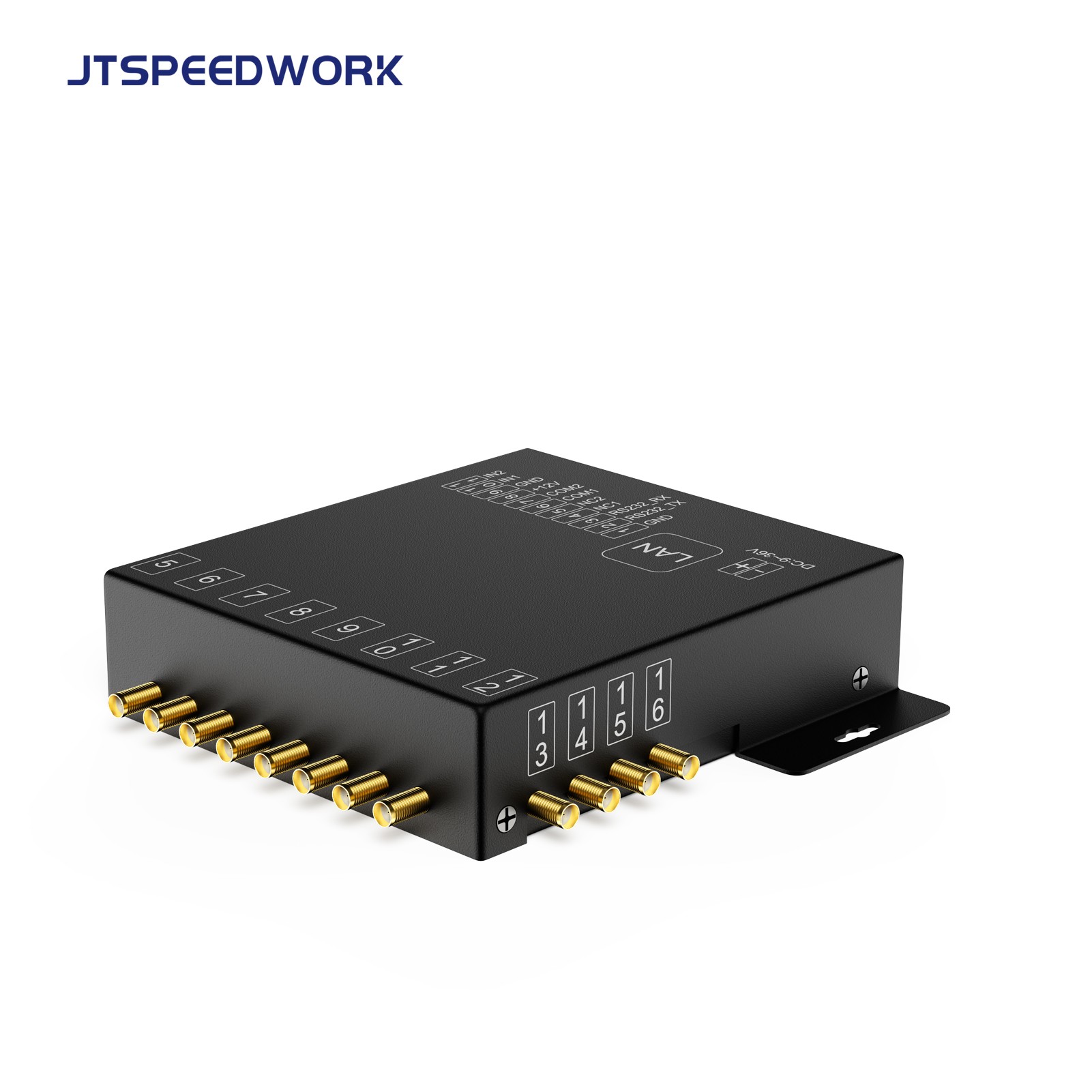 JT-932-8/16 8/16-θυρών UHF RFID Σταθερός Αναγνώστης 860-960MHz για Διαχείριση Αποθήκης