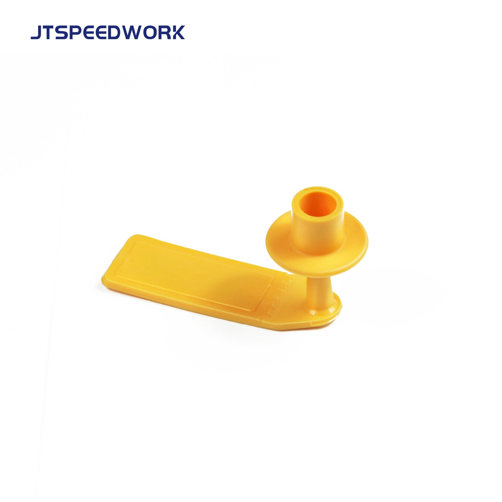 JT-E013 52.2*18.6mm UHF RFID ετικέτα αυτιών προβάτων ζώων για τη διαχείριση ζώων