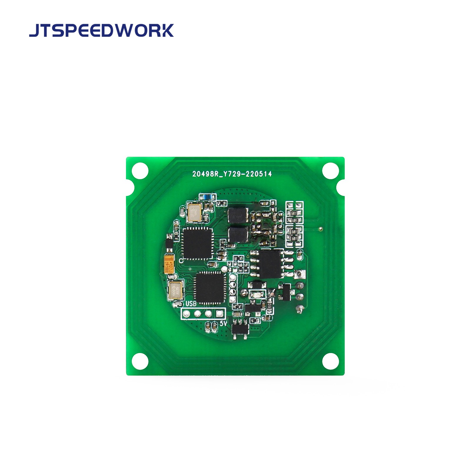 JT-1550 Μικρή Μίνι HF RFID 13.56MHz Μονάδα ISO14443A Πρωτόκολλο ISO 15693