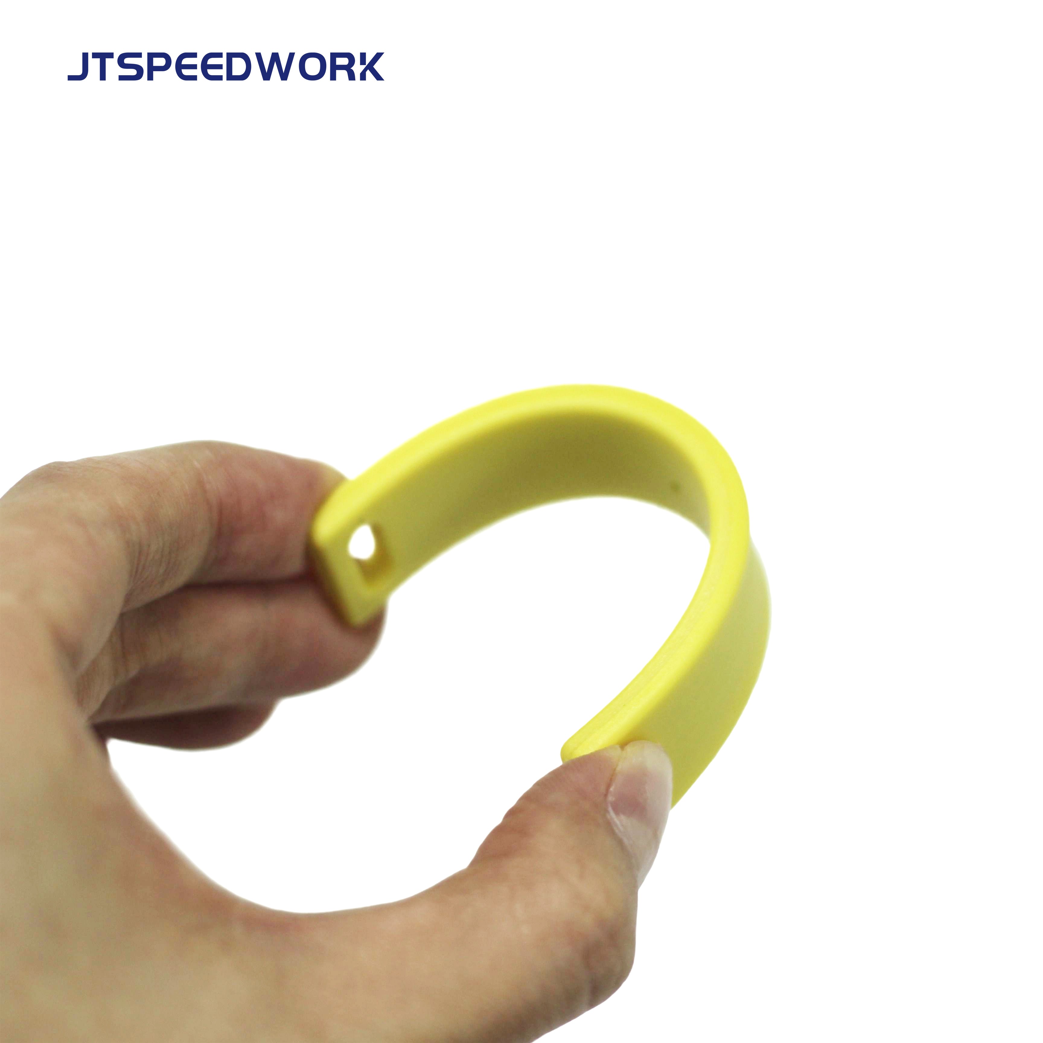 JT-K9018 90*18*4mm TPU UHF RFID Impinj Monza R6 Εύκαμπτη αντιμεταλλική ετικέτα