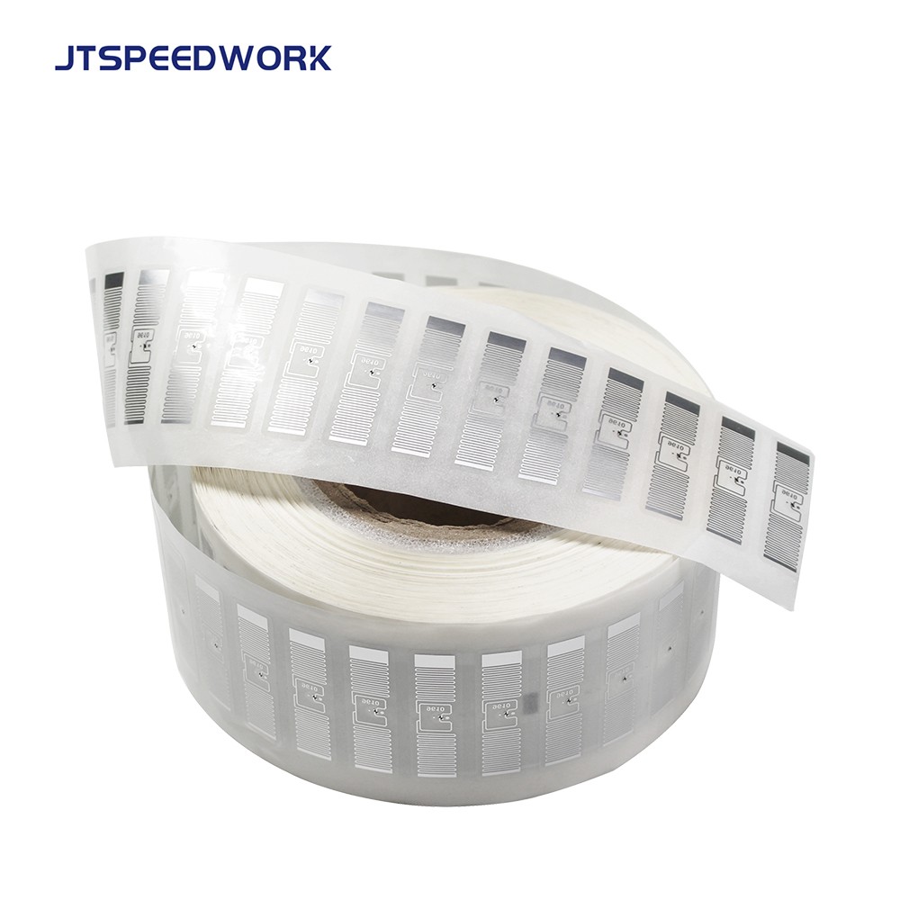 Αυτοκόλλητο τύπου χαρτιού με επικάλυψη RFID UHF JT-I9610 48*14mm