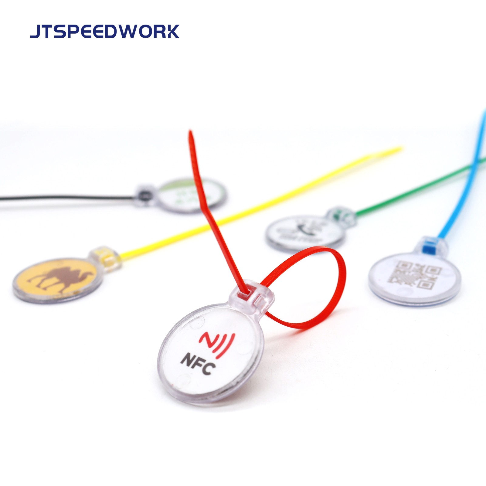 Ετικέτα δεσίματος καλωδίων JT-ZD28T UHF/NFC/LF RFID IP67