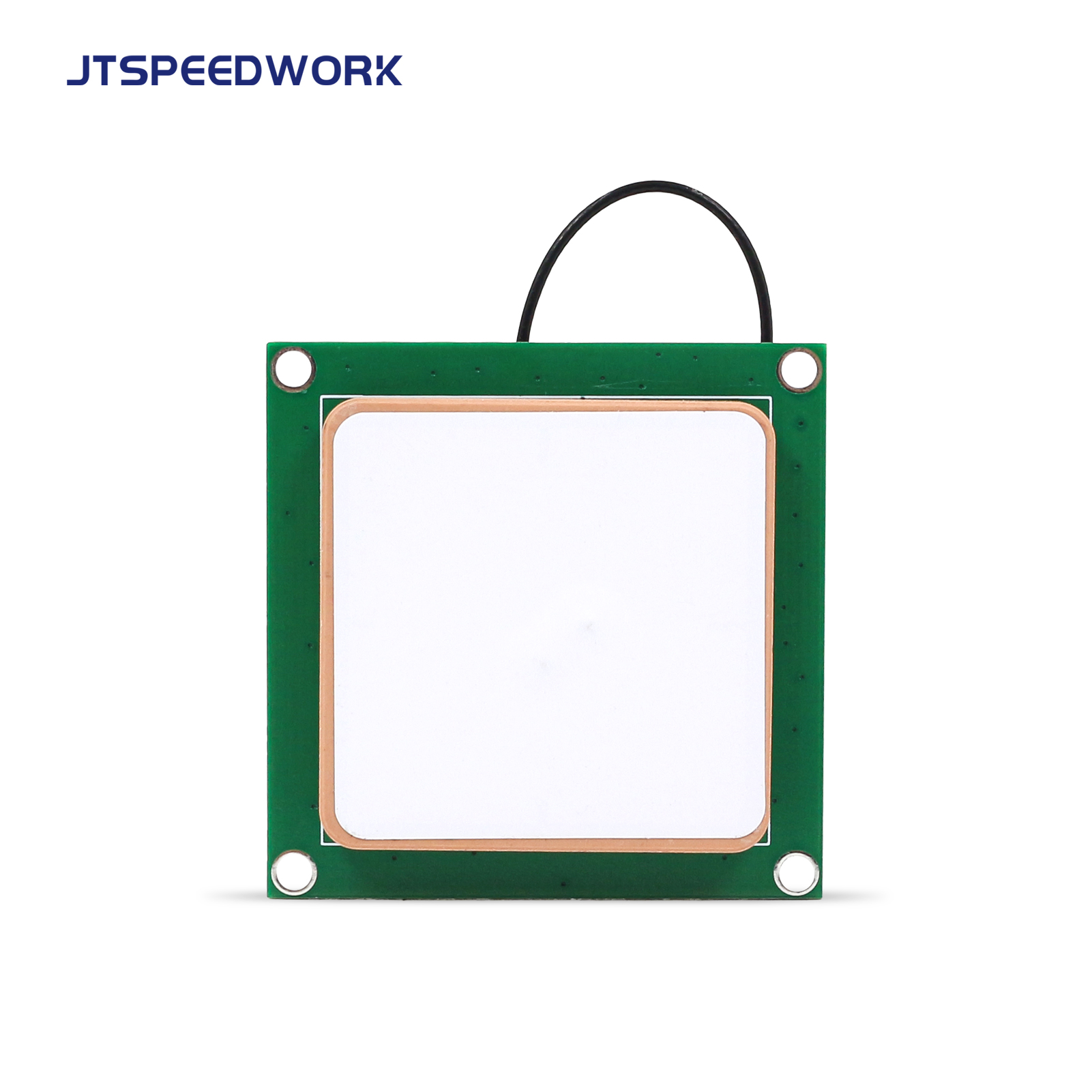 JT-T0040 Κεραμική κεραία 3dBi UHF RFID 40*40mm 860-960MHz RHCP Κυκλική πόλωση με προσαρμοσμένο σύνδεσμο