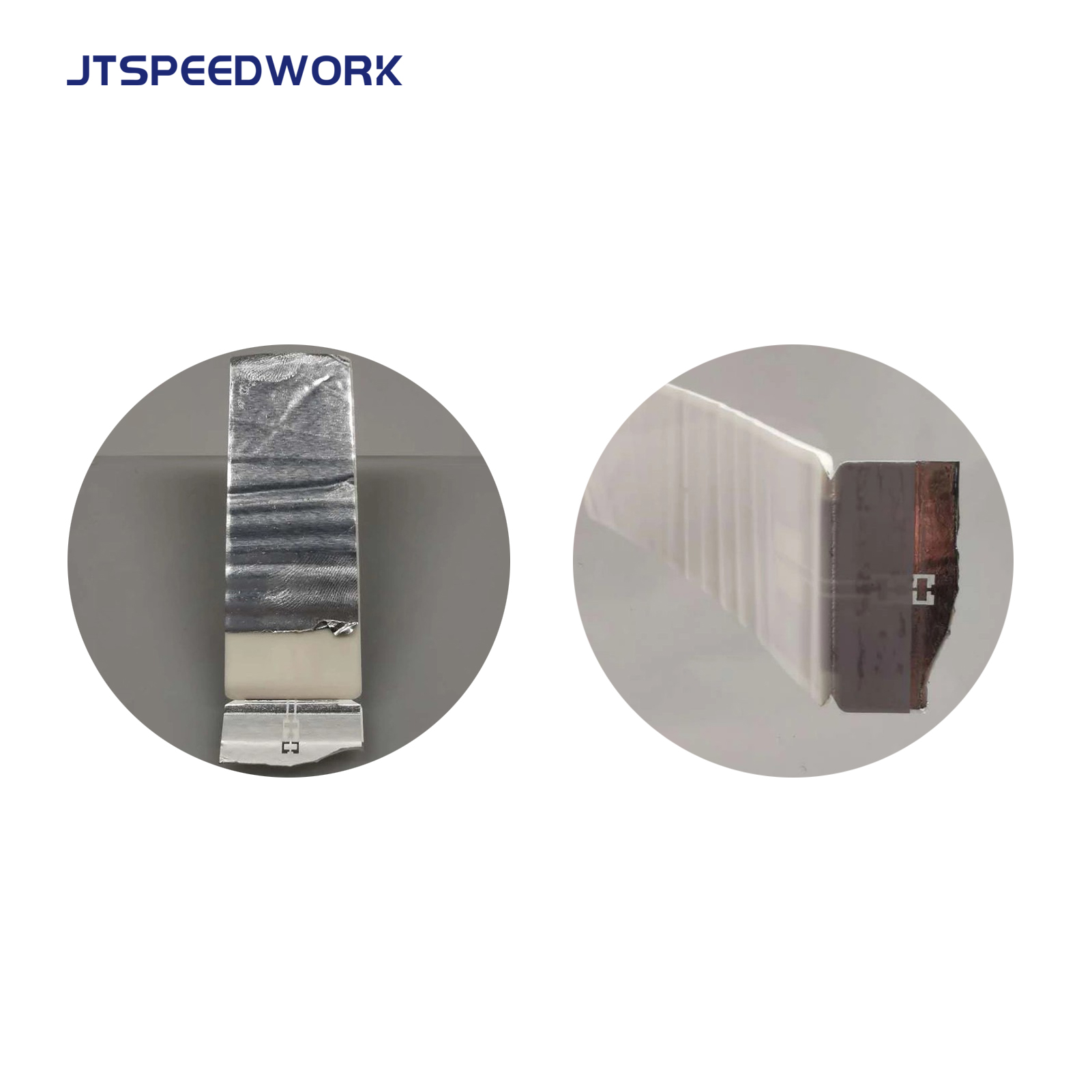 JT-K7025 Ετικέτα RFID UHF 70*25*1.26mm 860-960MHZ UHF με προστασία από παραβίαση, εύκαμπτη σε μεταλλική επιφάνεια με τσιπ Impinj Monza R6-P
